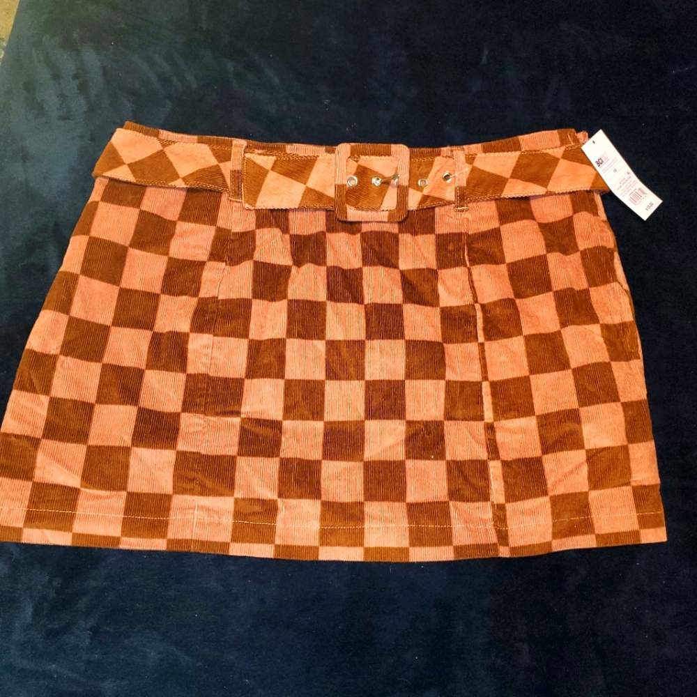 Chekered Skirt